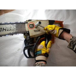 Замена цепи Stihl O25